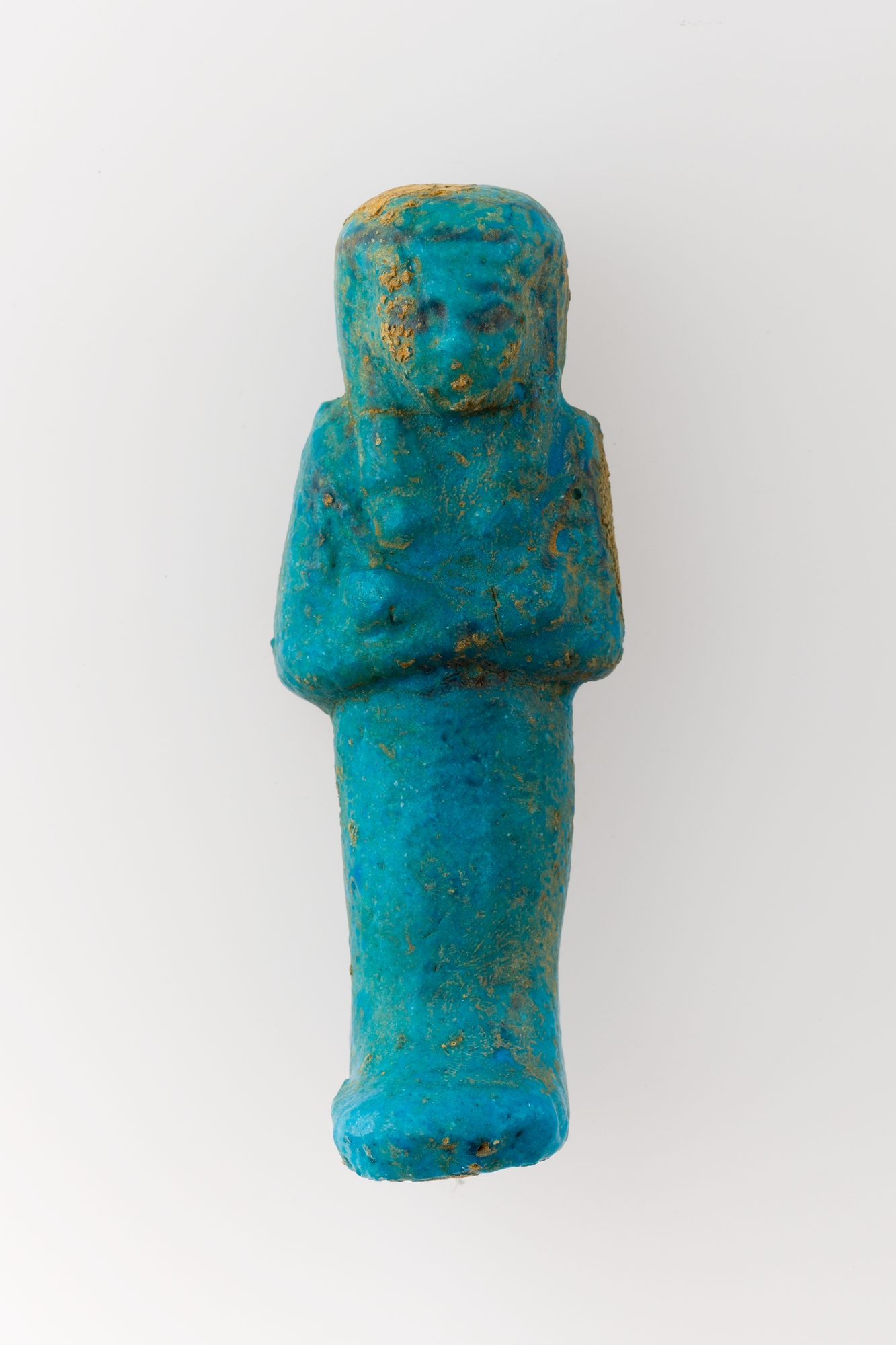 Ancient Egyptian Blue Shabti Figurine