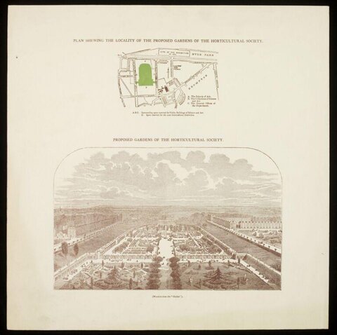 Proposed Horticultural Society Gardens Plan