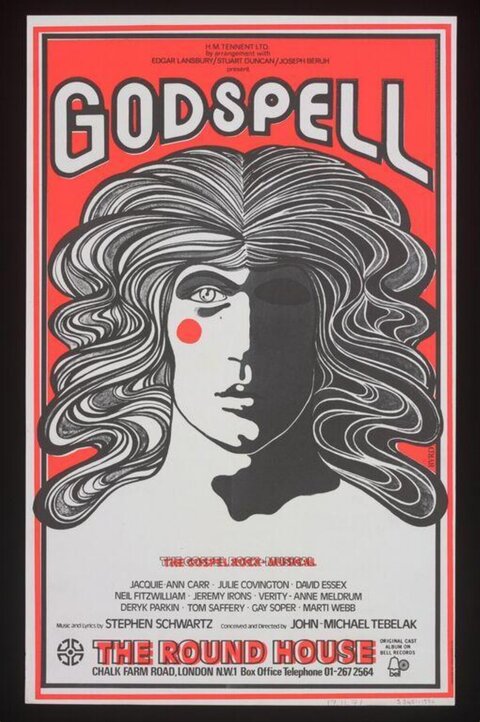 Vintage Godspell Musical Poster