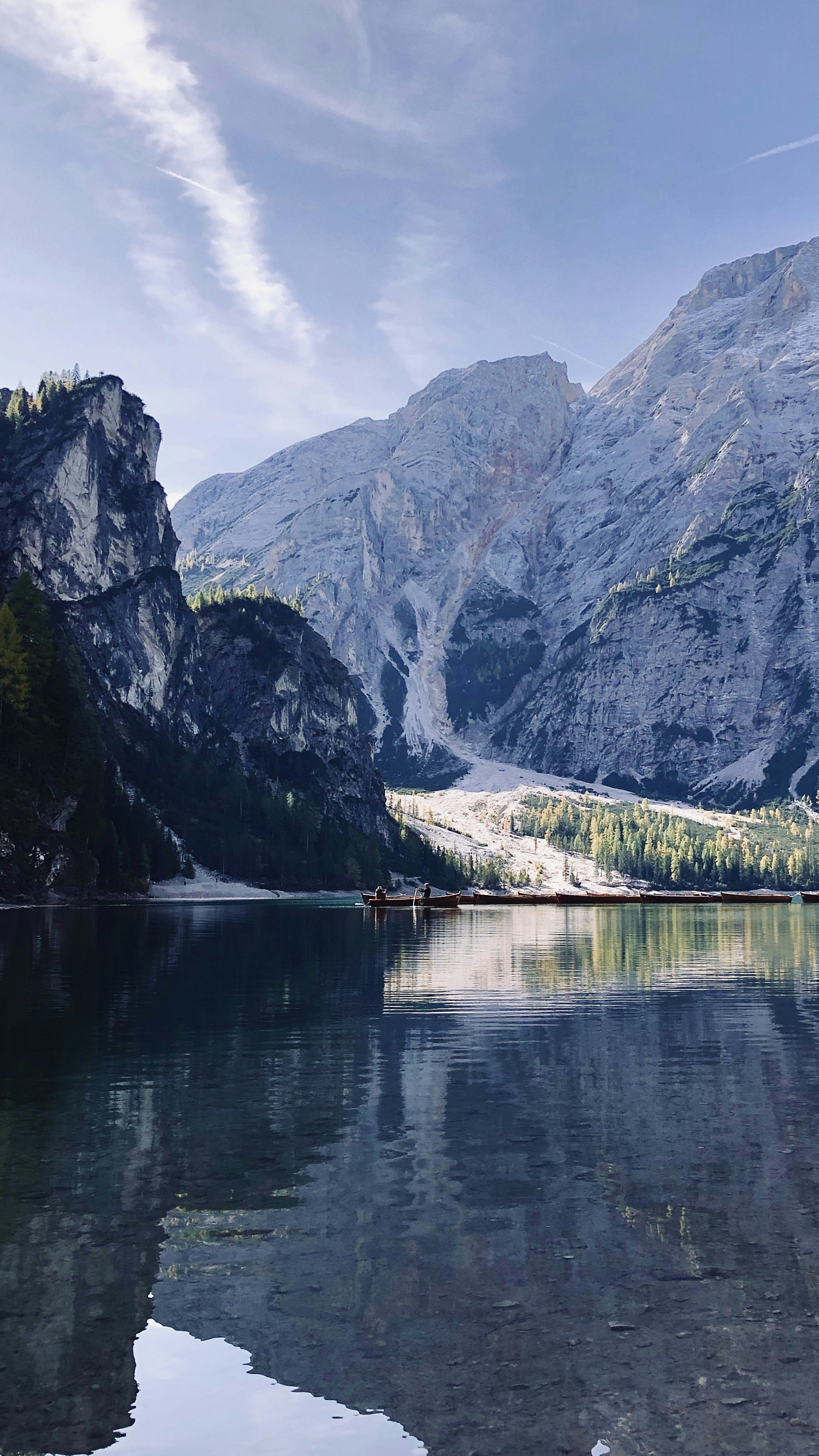 Mountain Lake with Clear Reflection