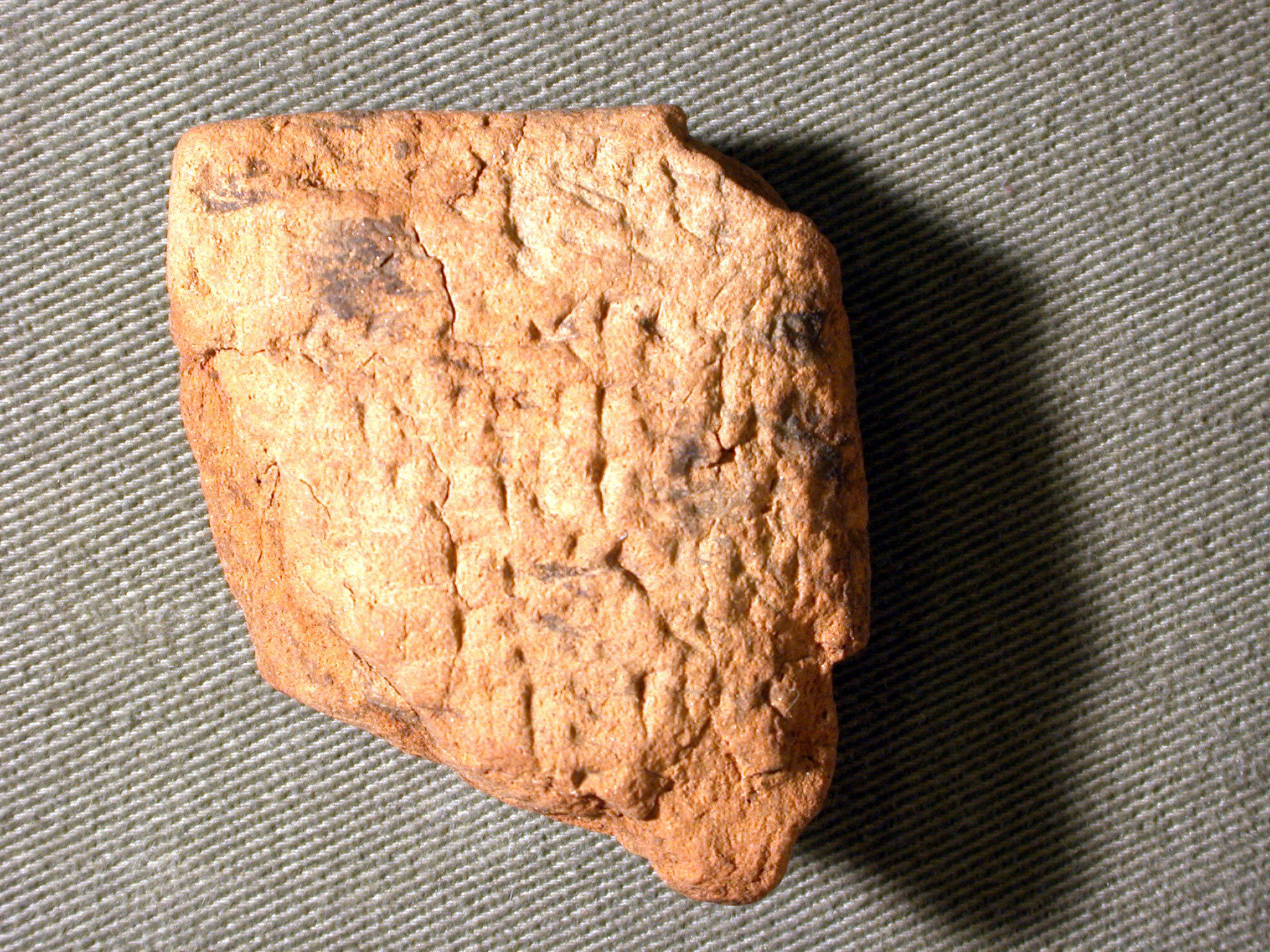 Ancient Cuneiform Clay Tablet Fragment