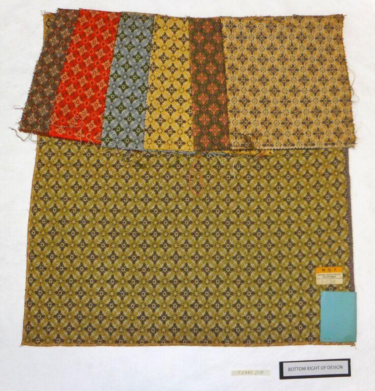 Vintage Textile Pattern Swatches