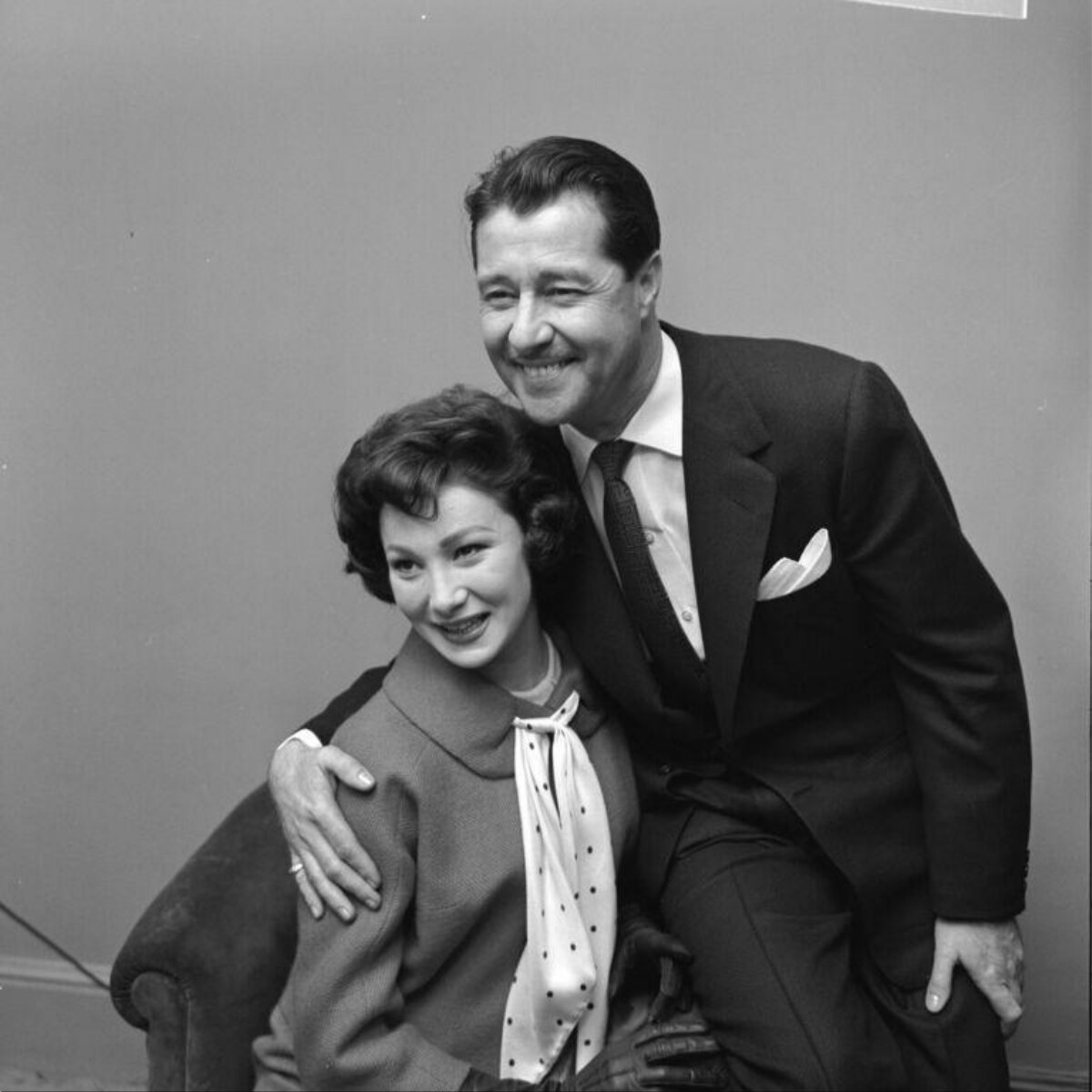 Smiling Vintage Couple Portrait