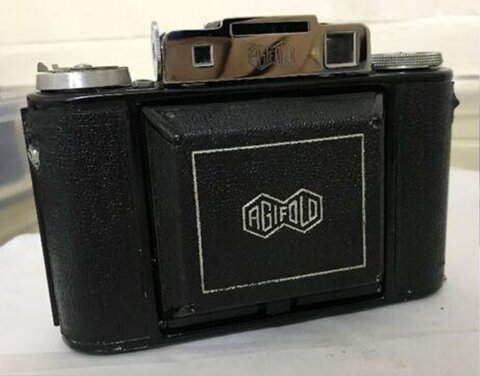 Vintage Agifold Folding Camera