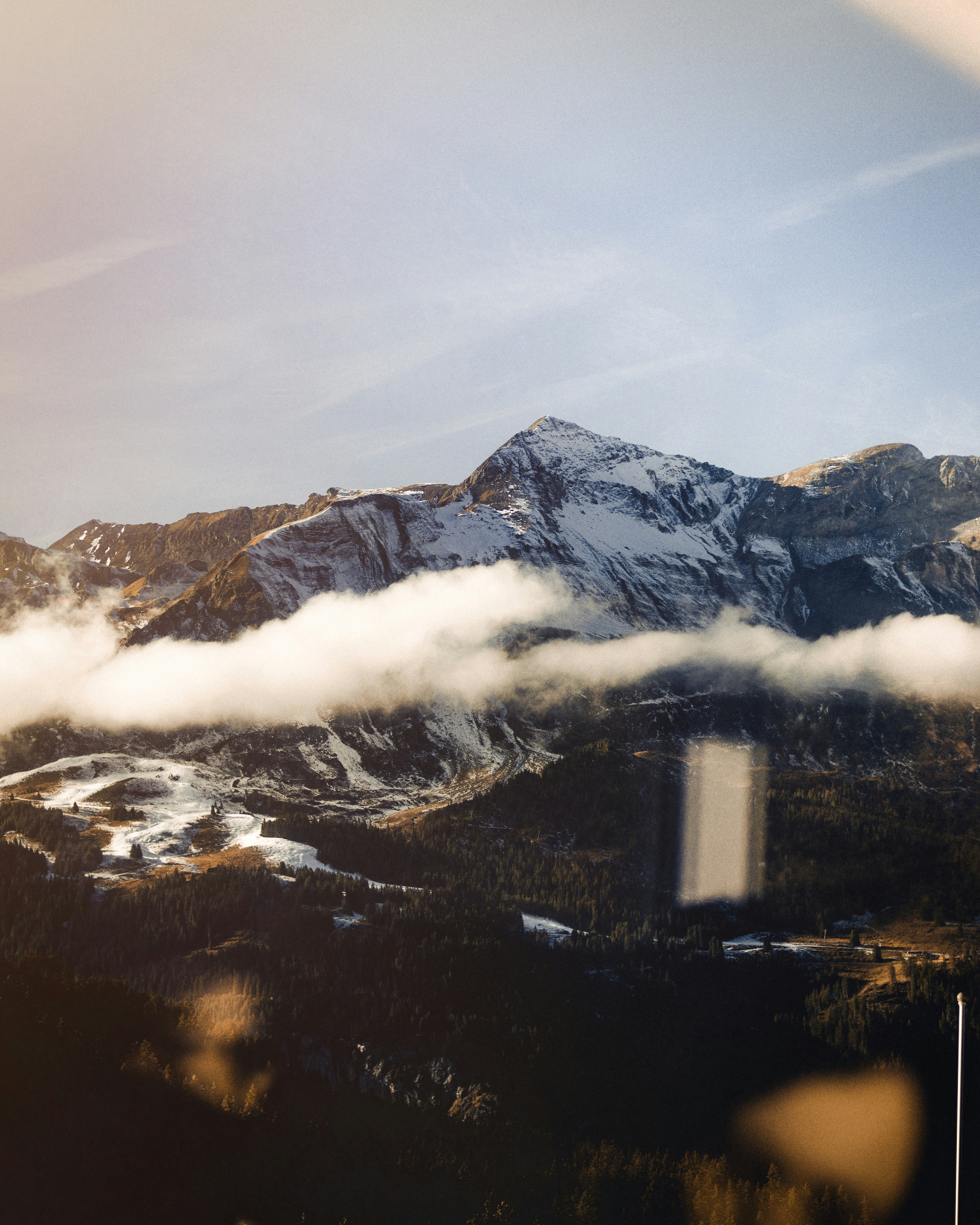 Snow-capped Mountain Landscape