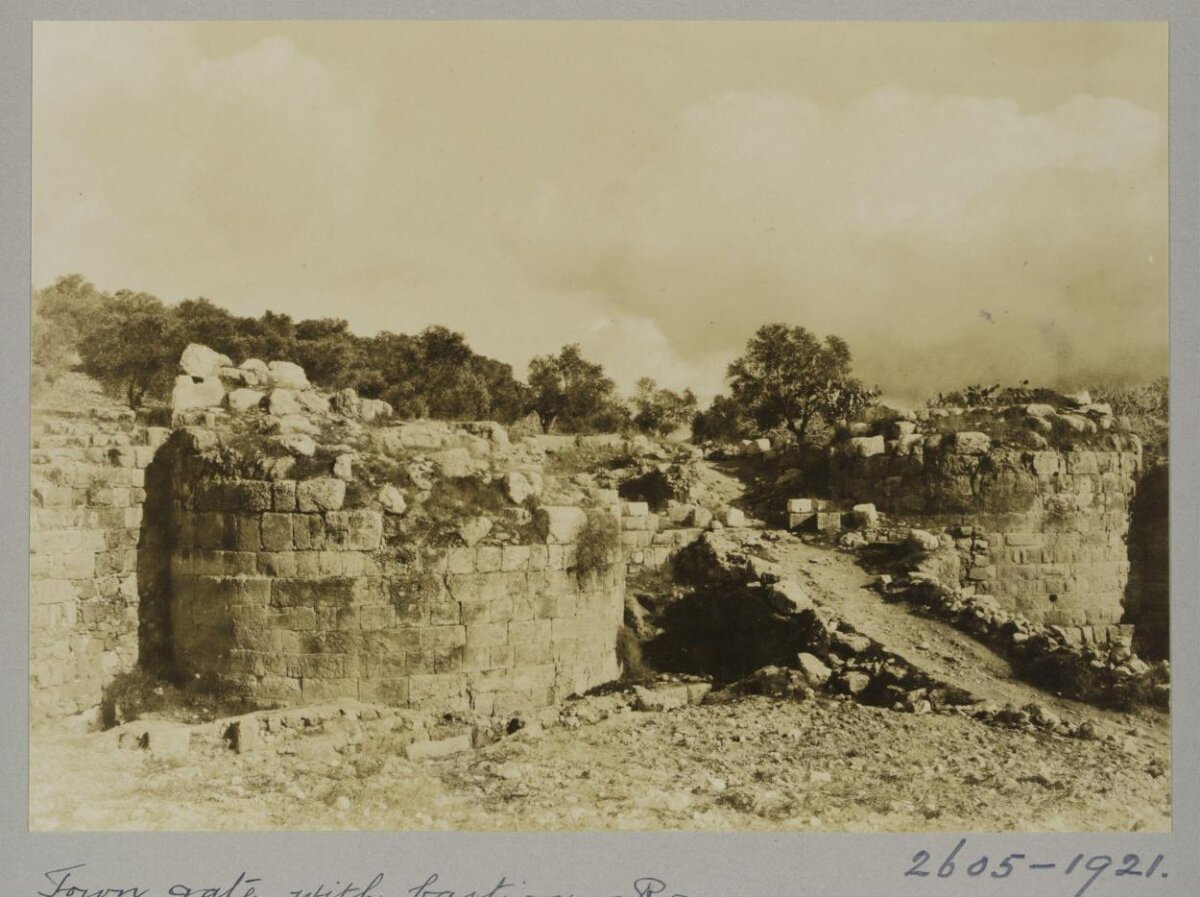 Ancient Ruined City Gate Remains