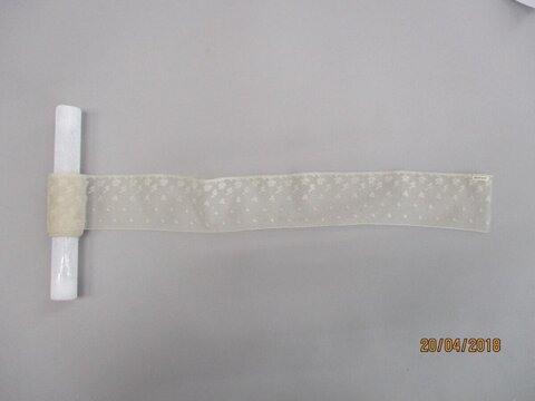 Unrolled Cream Floral Lace Ribbon