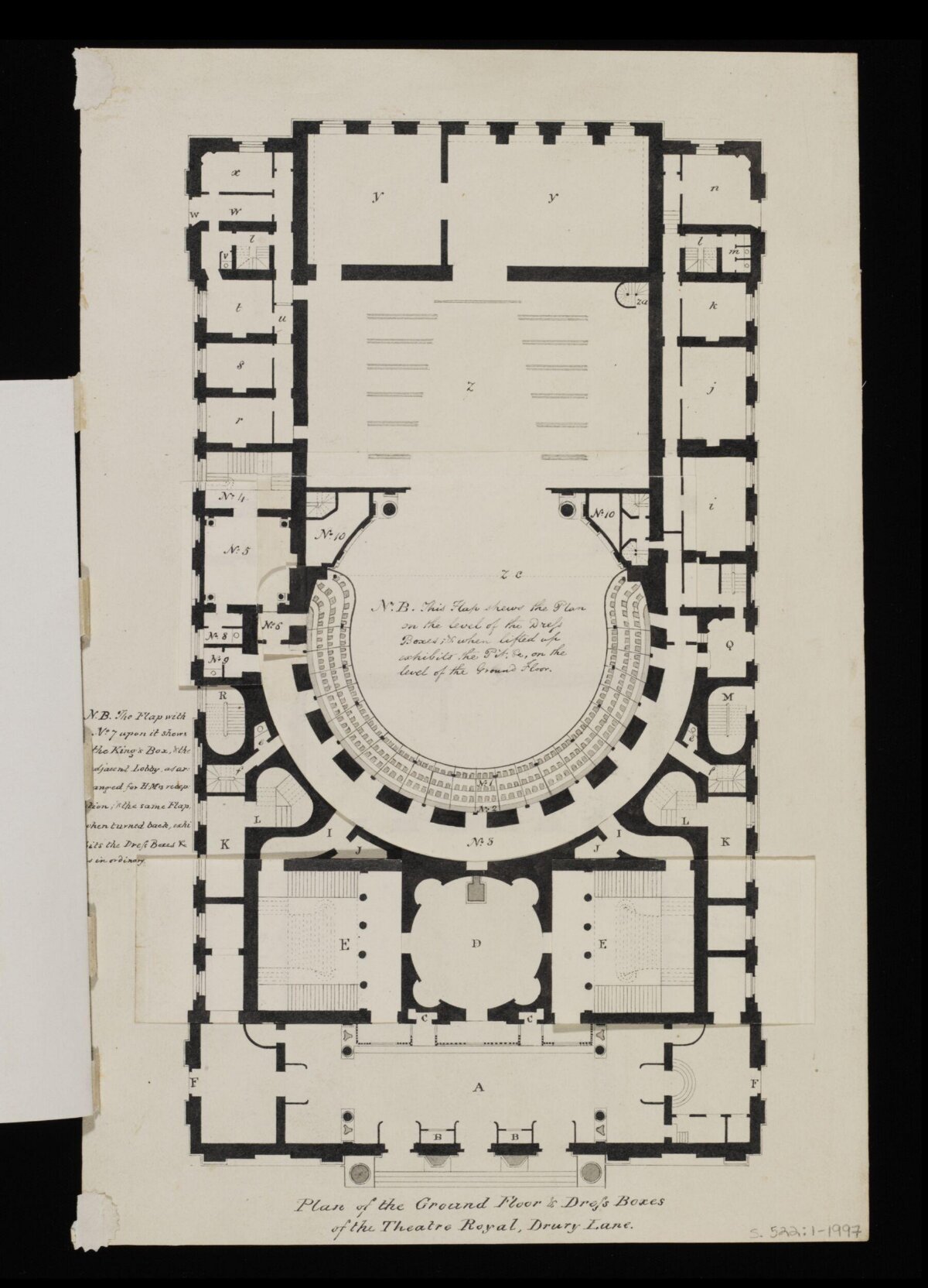 Theatre Royal Drury Lane Floor Plan