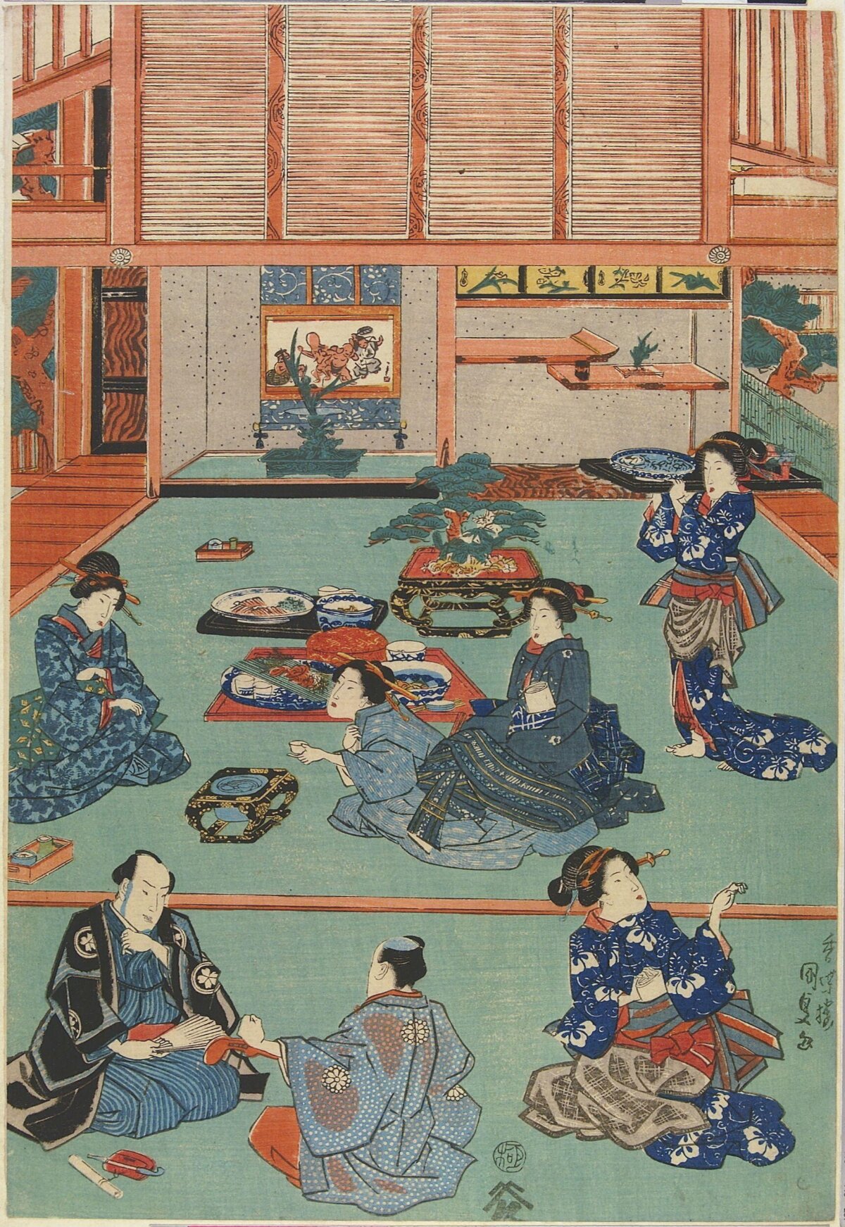 Japanese Traditional Banquet Gathering