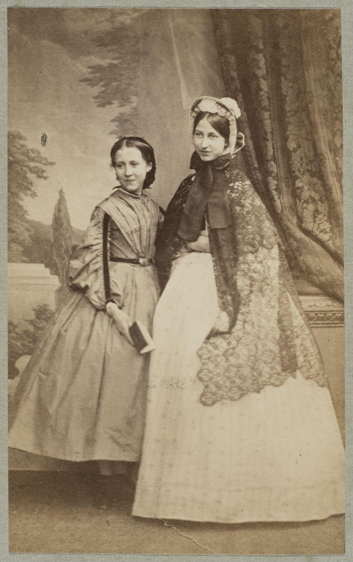 Studio Portrait of Two Victorian Women