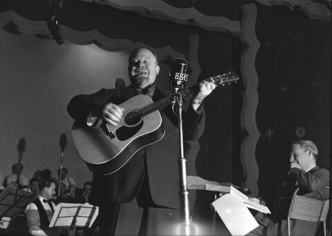 Guitarist Performing for BBC Broadcast