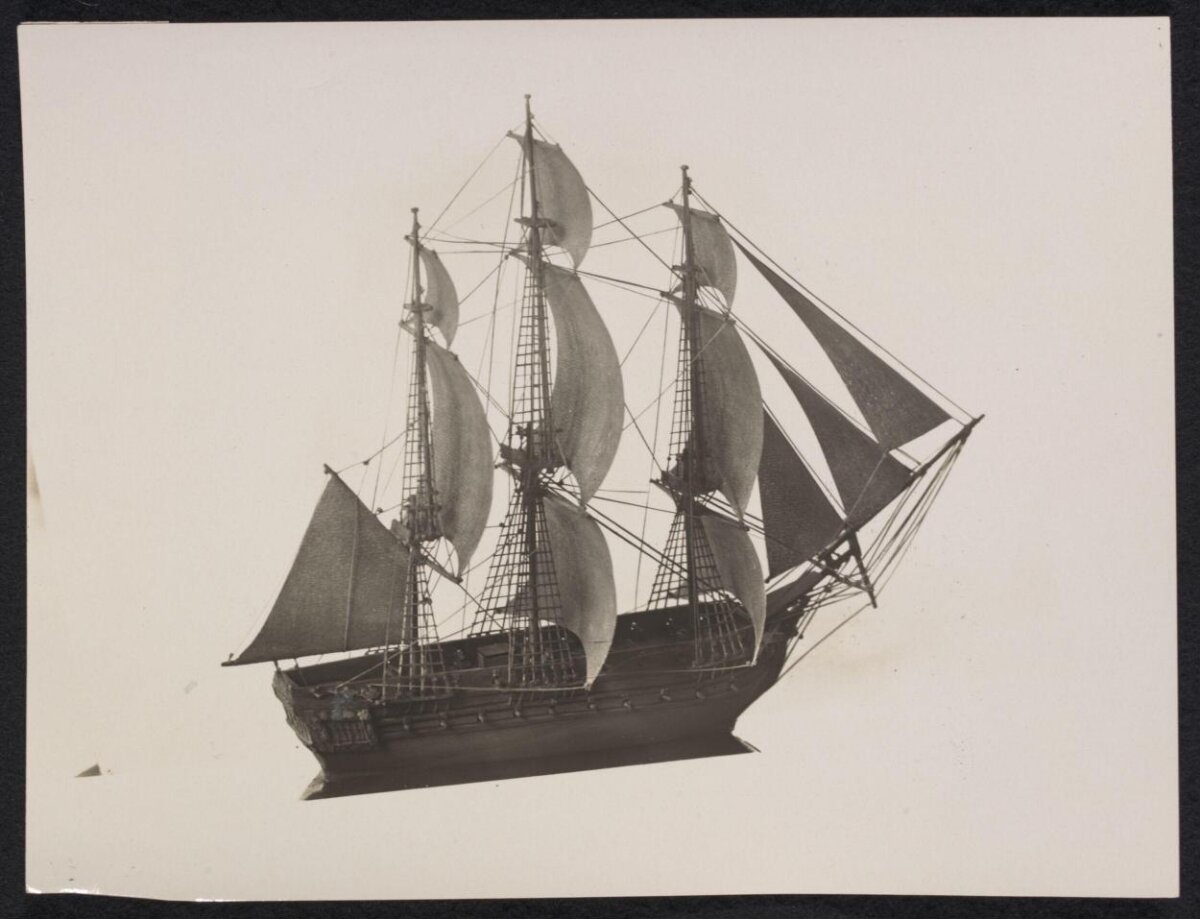 Three-mast Sailing Ship Model