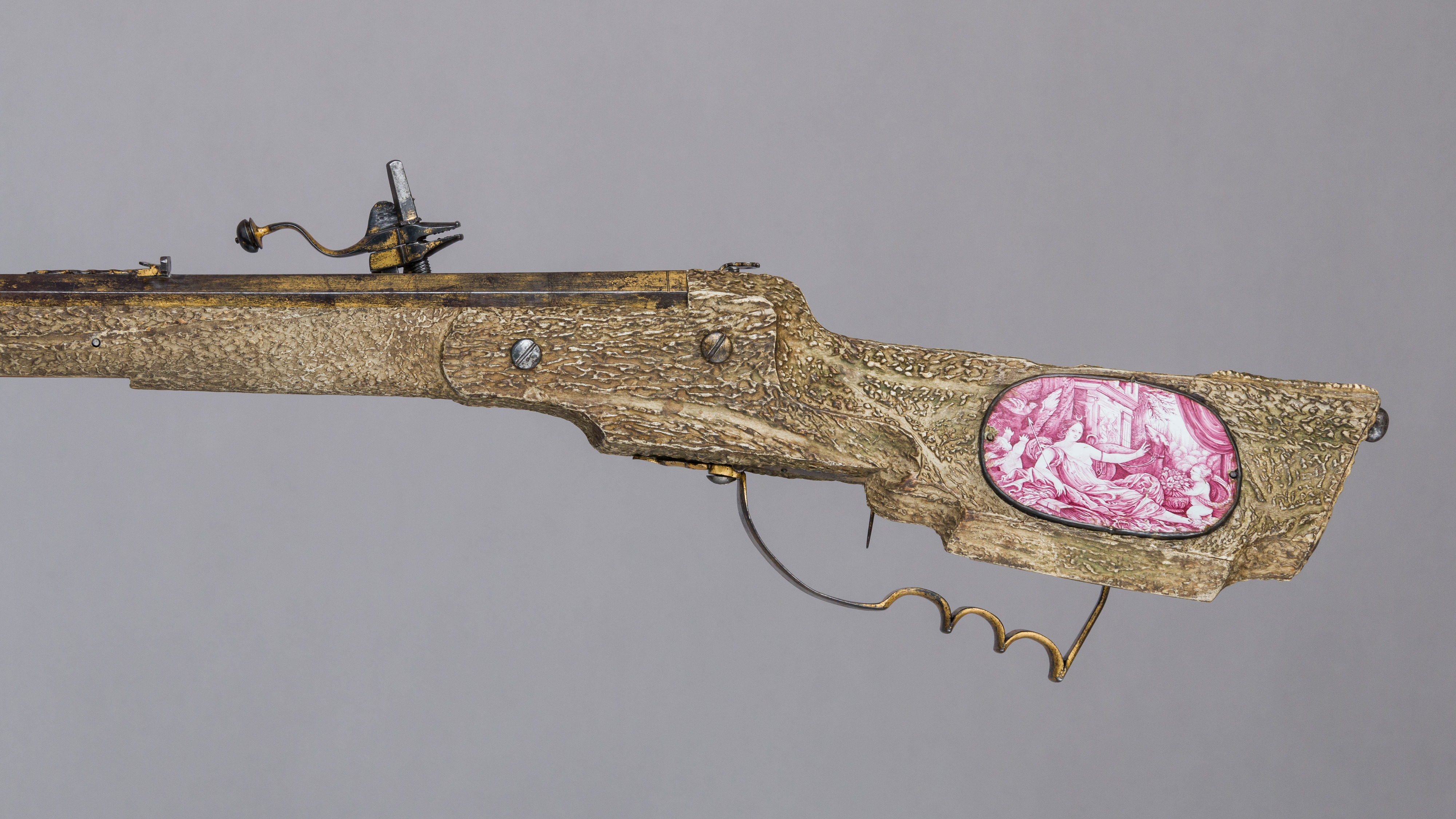 Ornately Decorated Antique Rifle