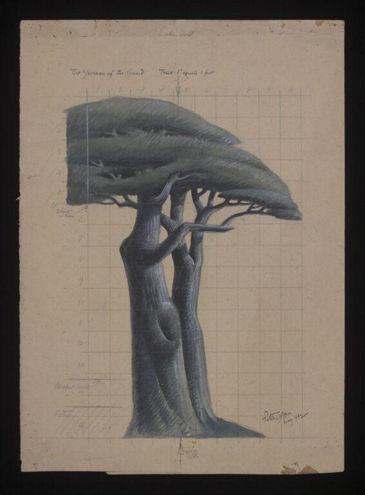 Anthropomorphic Tree Concept Sketch