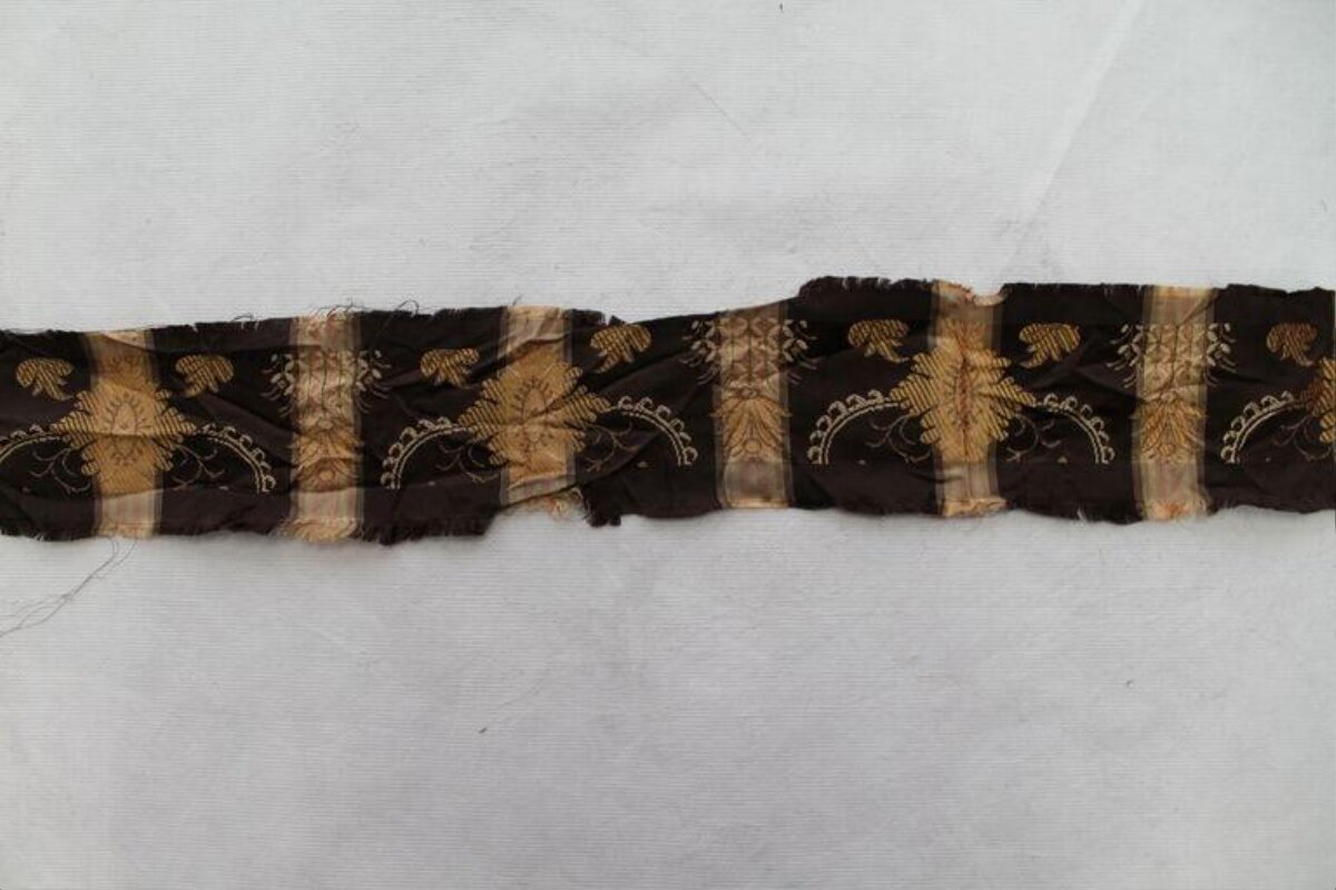 Vintage Patterned Fabric Fragment