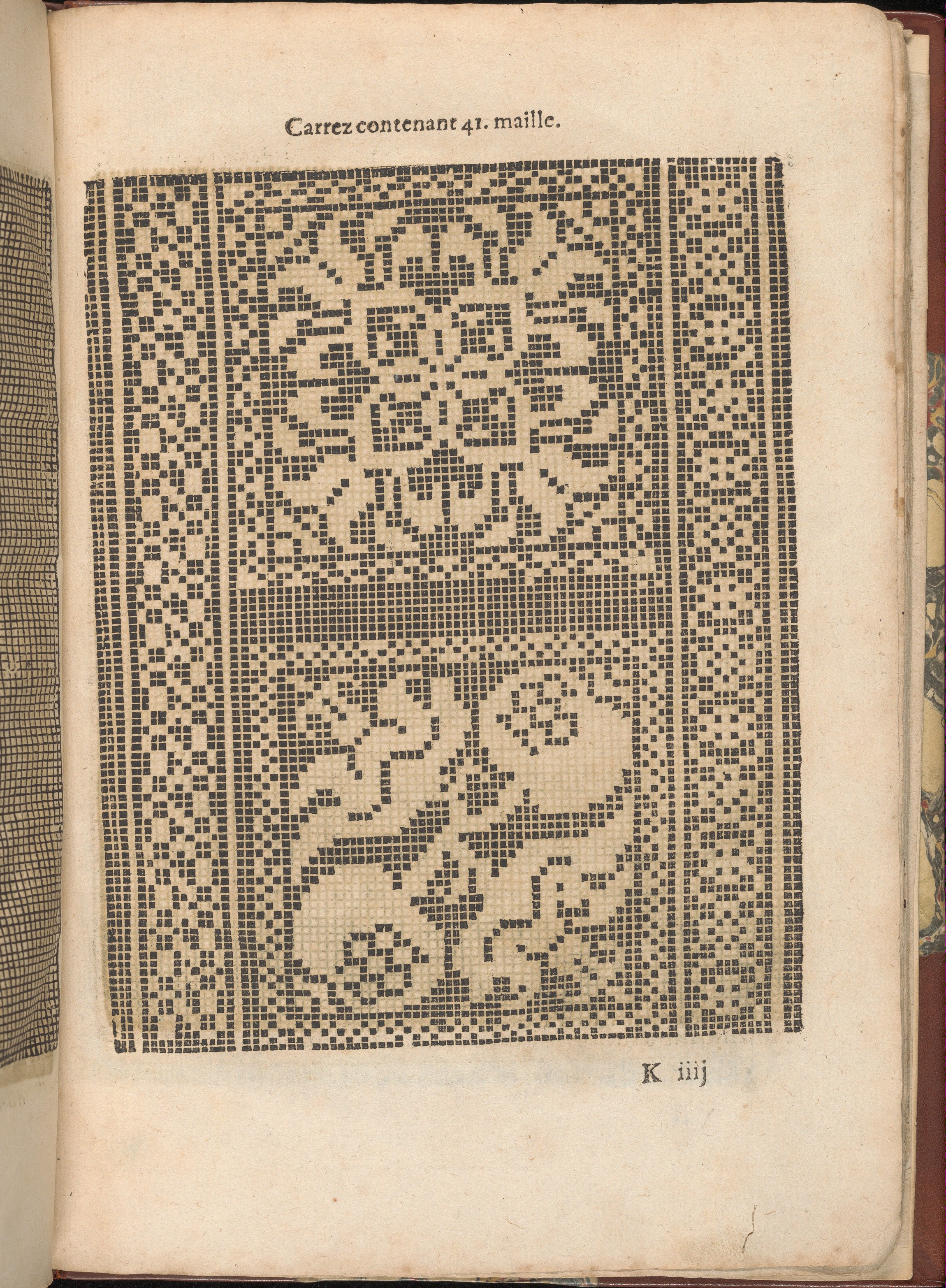 Antique Cross Stitch Pattern Page