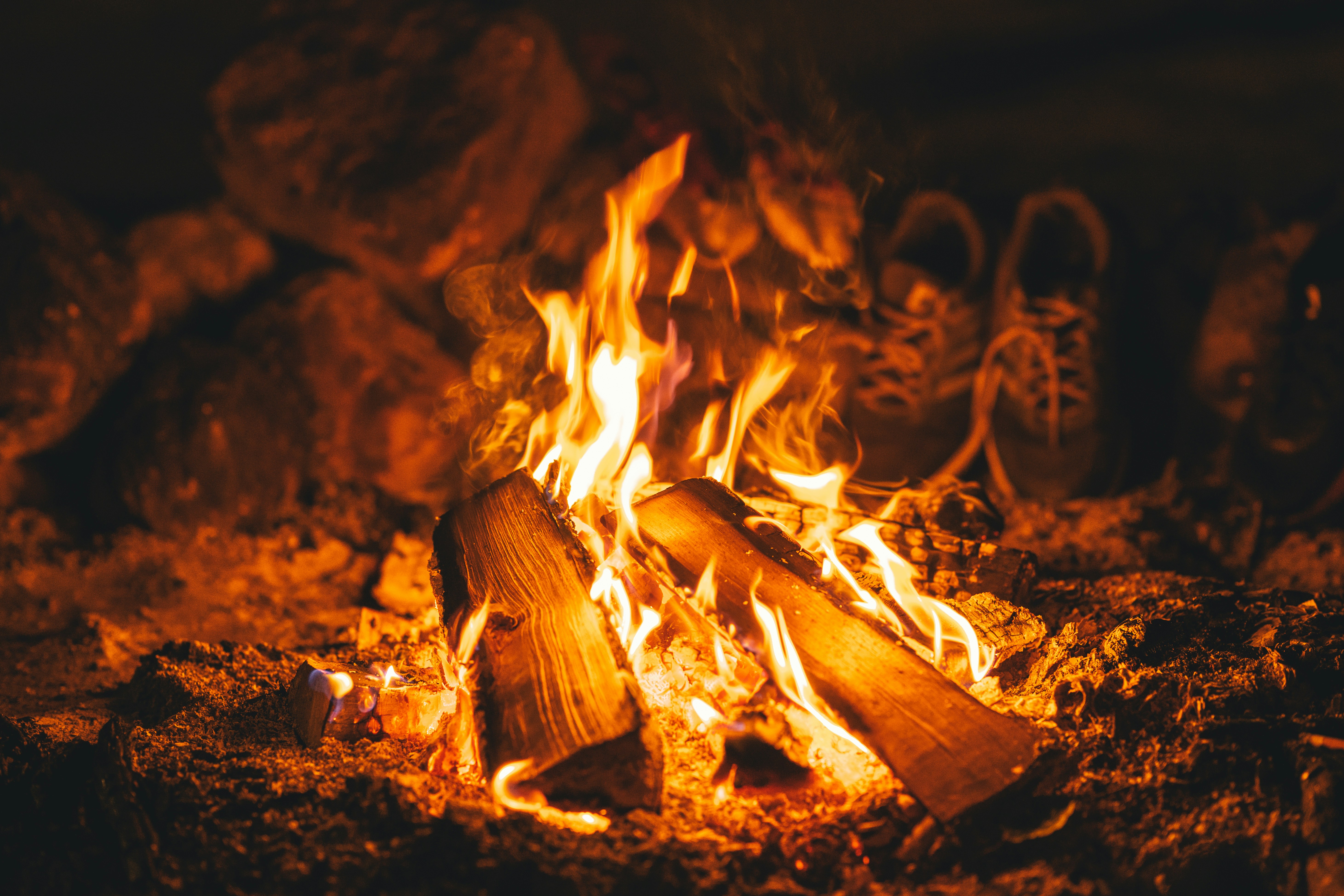 Campfire at Night