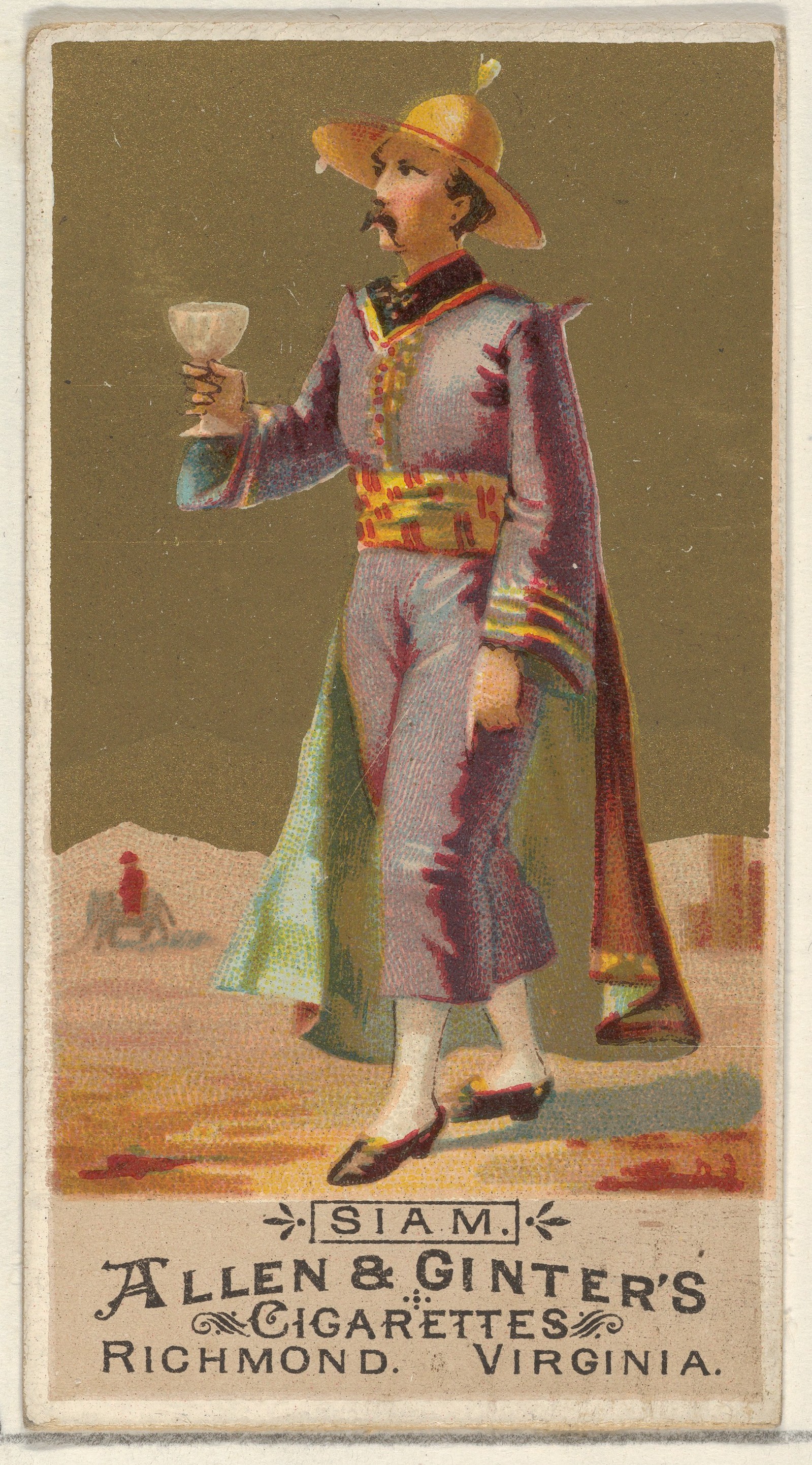 Vintage Siam Cigarette Card