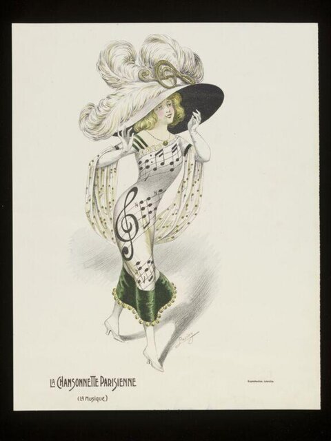 La Chansonnette Parisienne Illustration