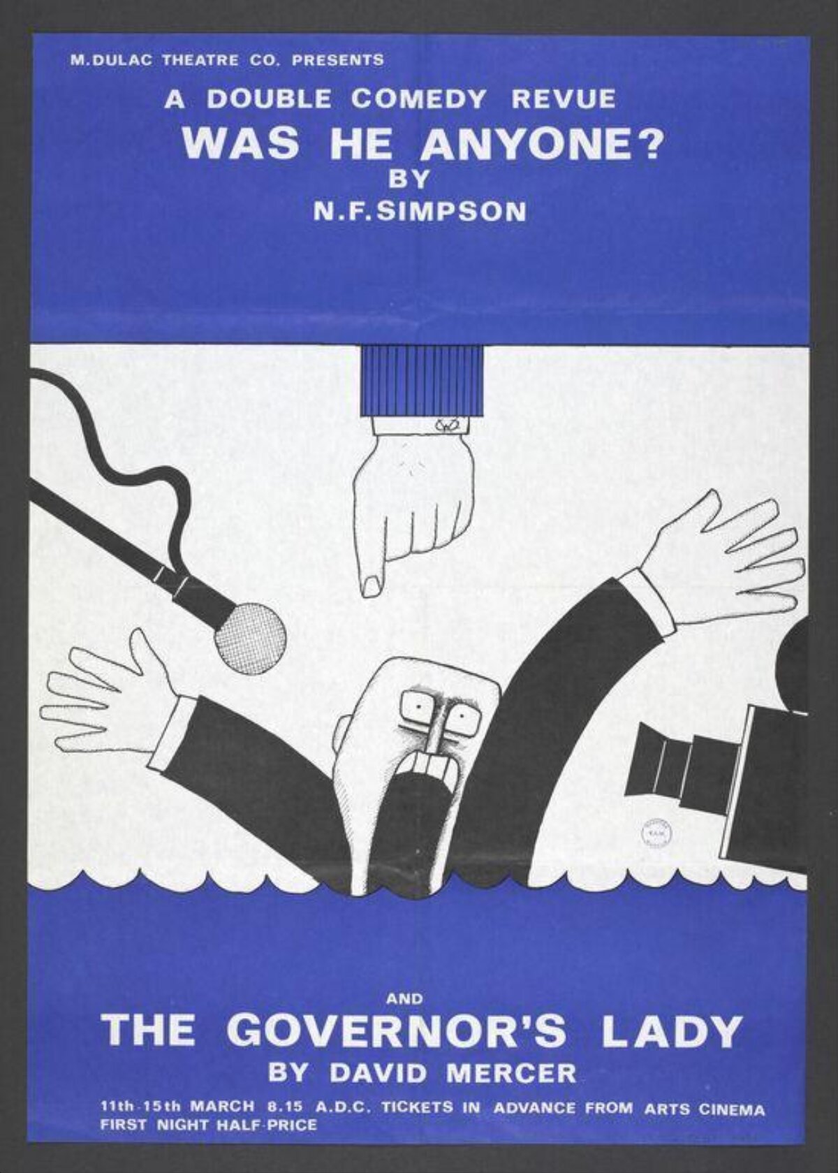 Vintage Theatre Comedy Play Poster