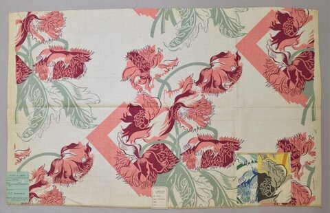 Vintage Floral Textile Pattern
