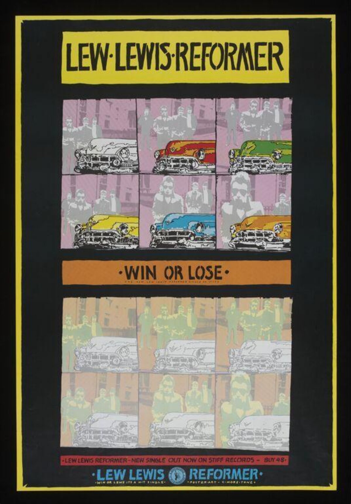 Lew Lewis Reformer Win or Lose Single Poster