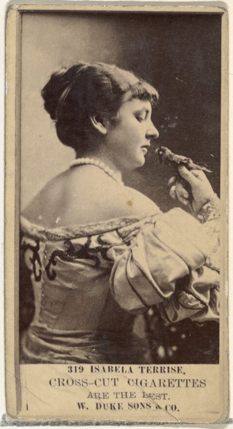 Isabela Terrise Vintage Cigarette Card