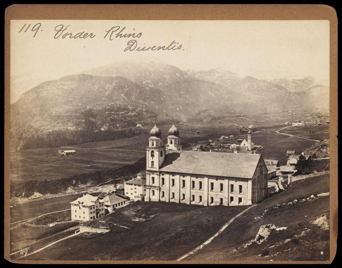 Disentis Monastery Alpine Landscape