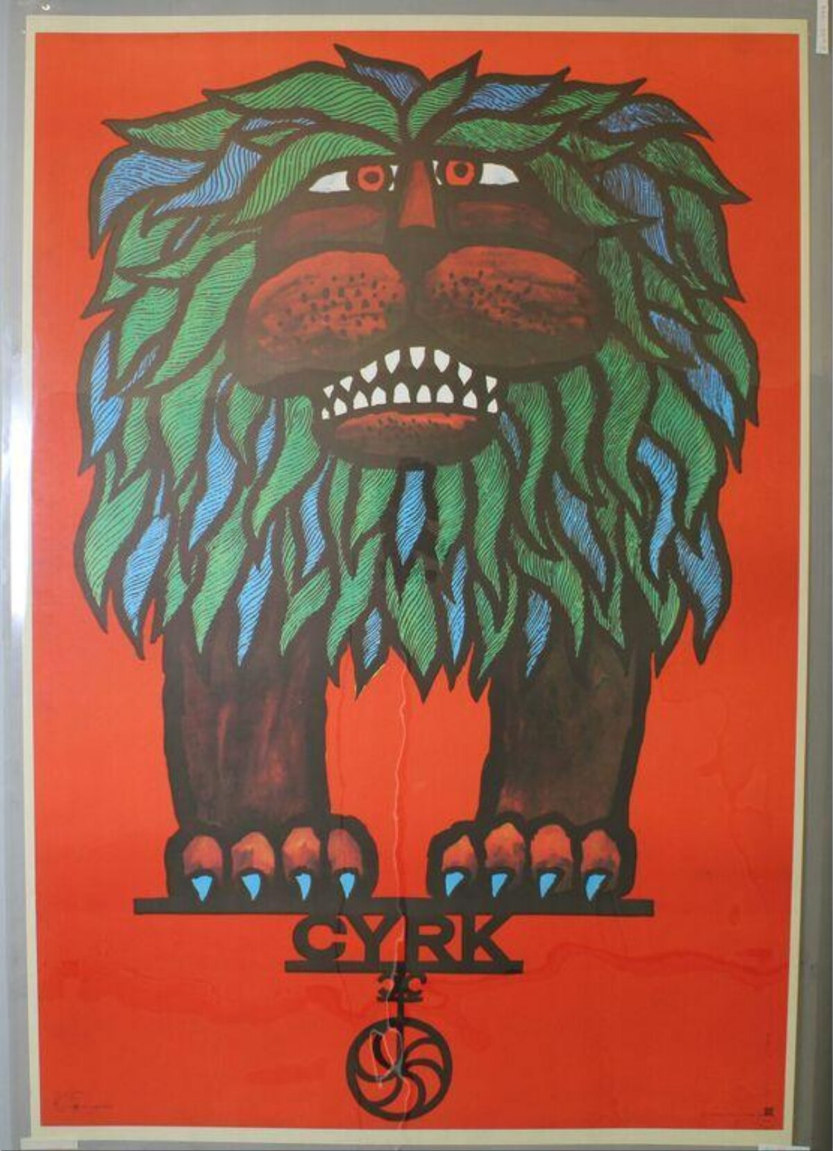 Vintage CYRK Lion Circus Poster