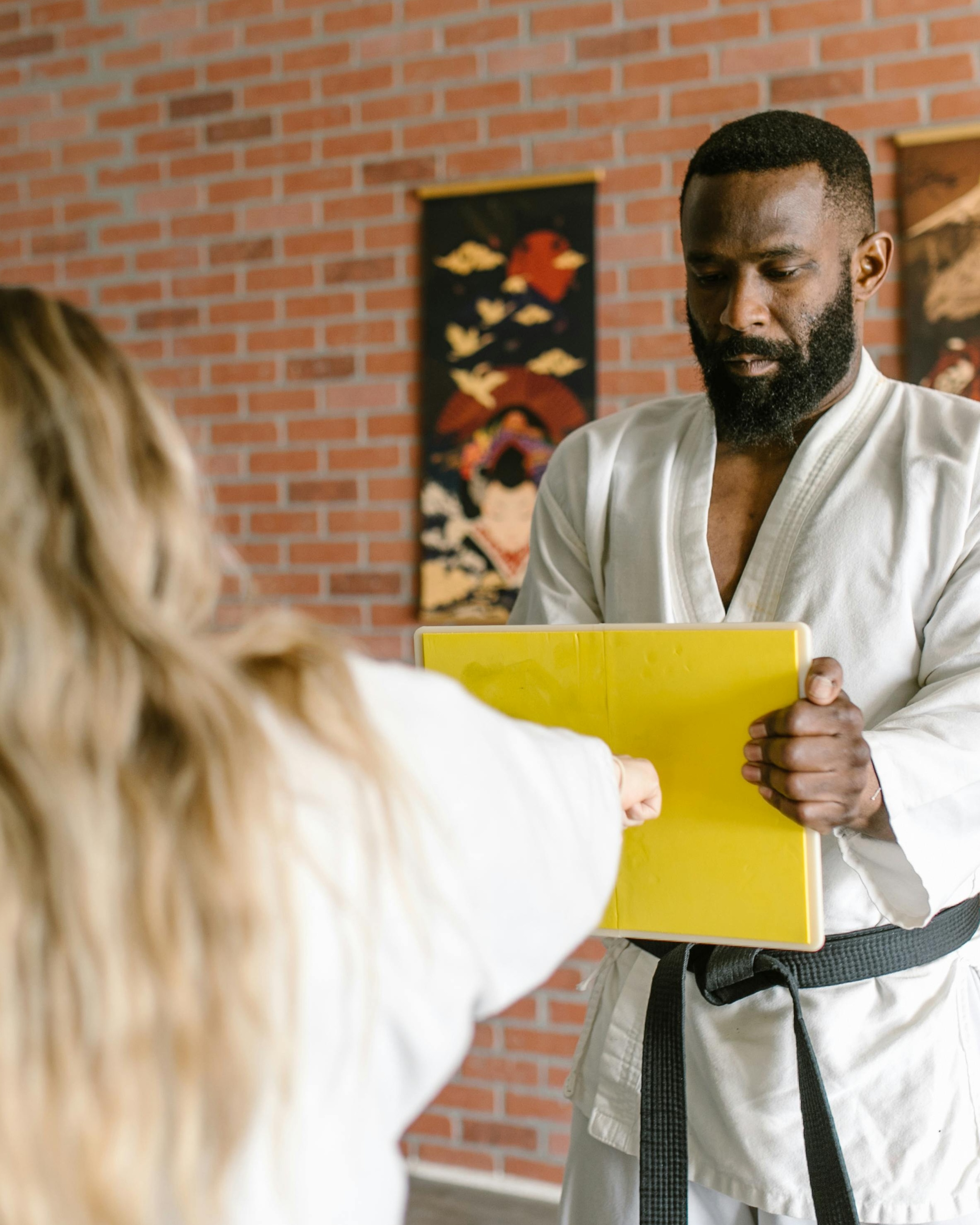 Karate Board Breaking Training