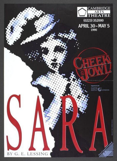 1990 'Sara' Theatre Play Poster