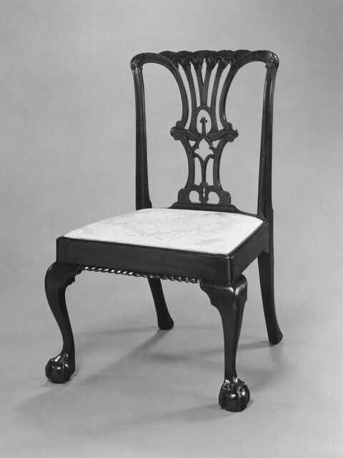 Carved Antique Wooden Side Chair