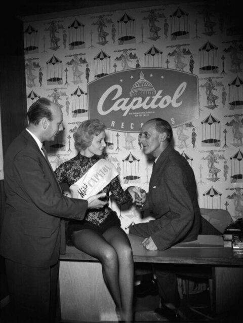 Miss Capitol Meets Guests at Capitol Records