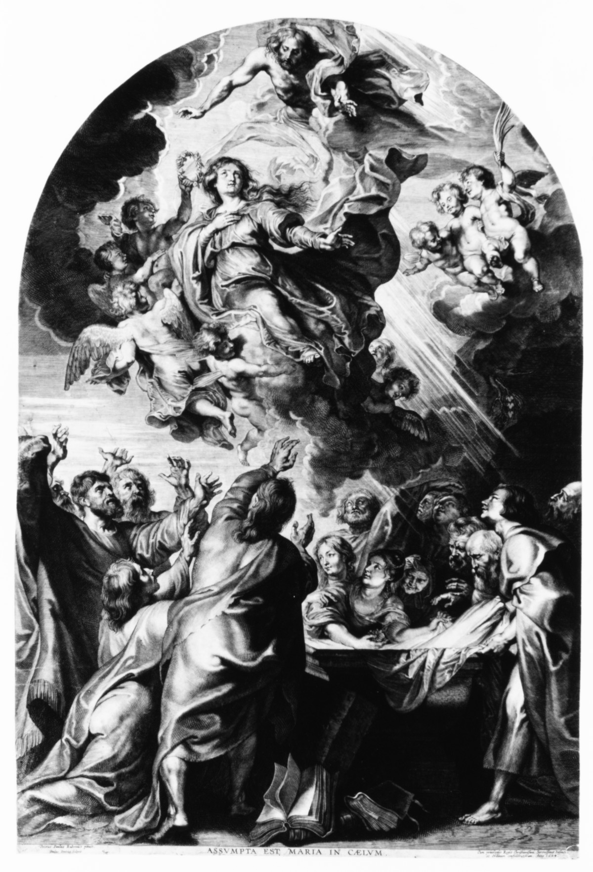 Assumption of Mary Engraving