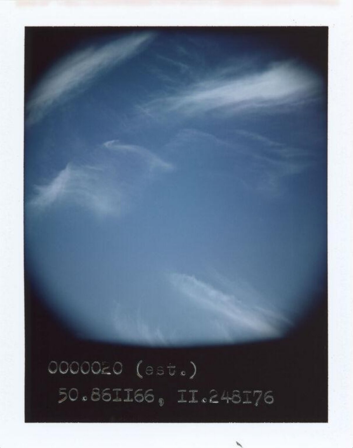 Blue Sky With Wispy Clouds