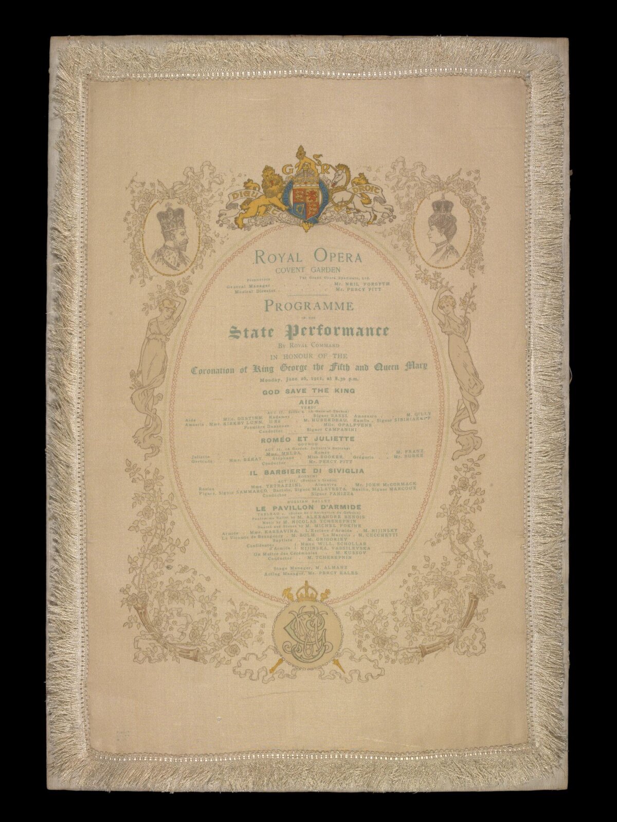 1911 Royal Opera Coronation Performance Programme