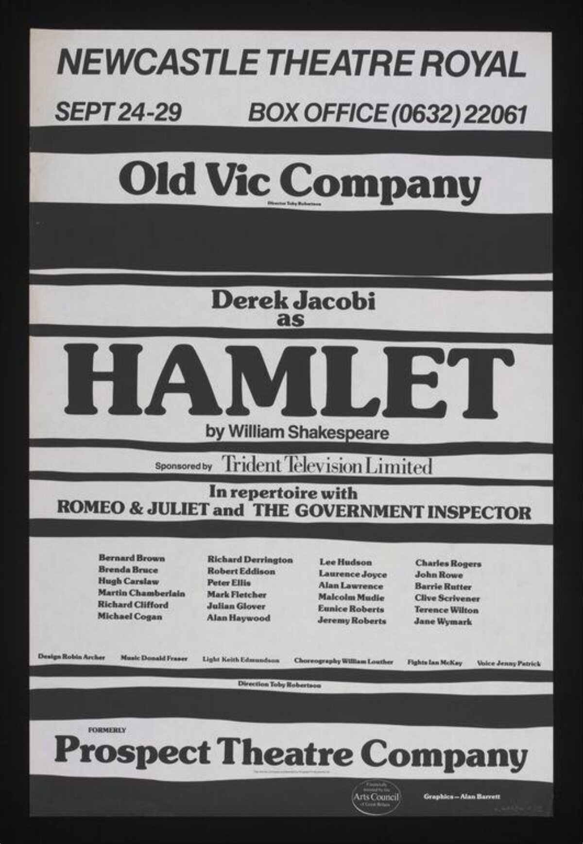 Hamlet Theater Performance Poster