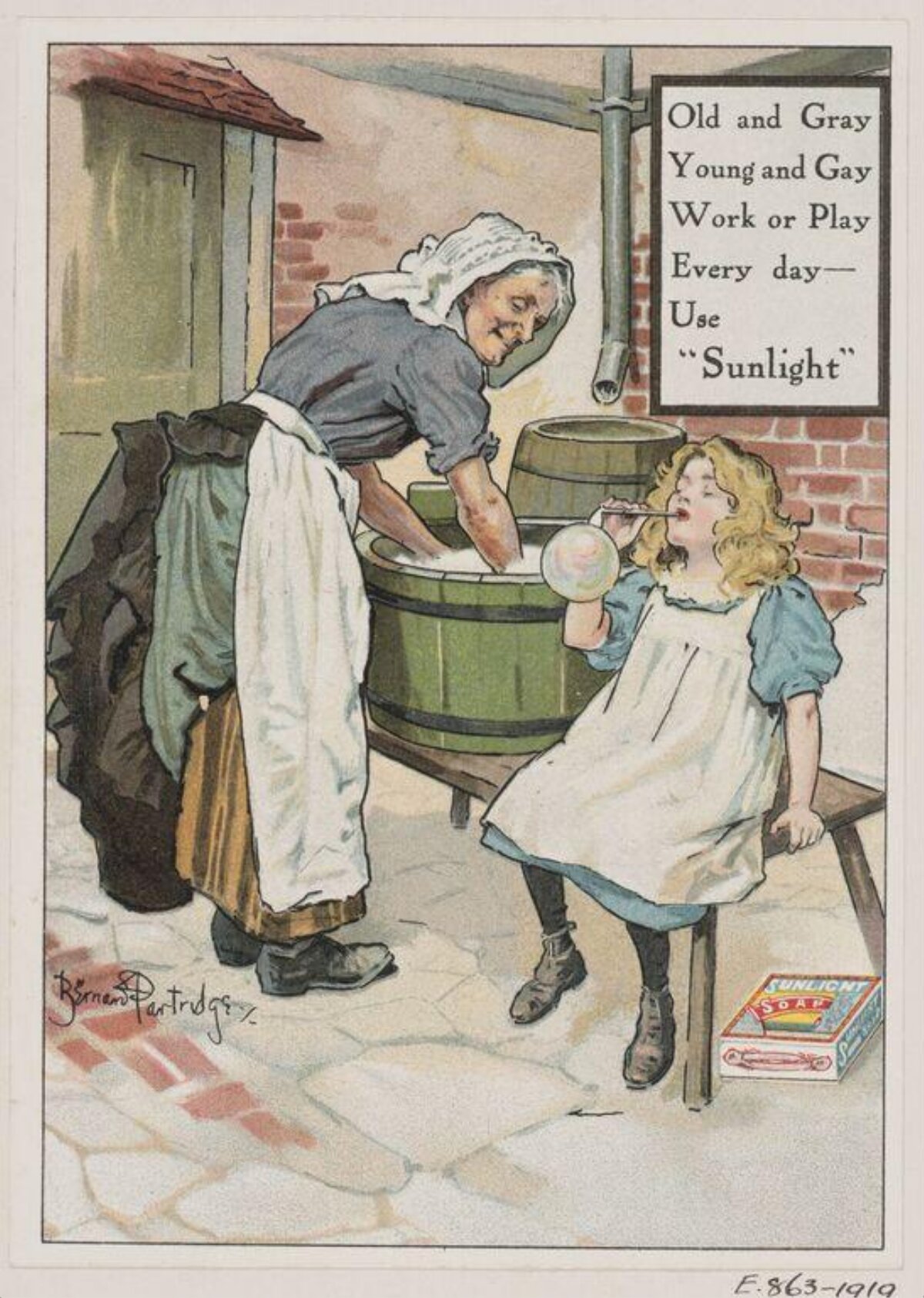 Vintage Sunlight Soap Advertisement