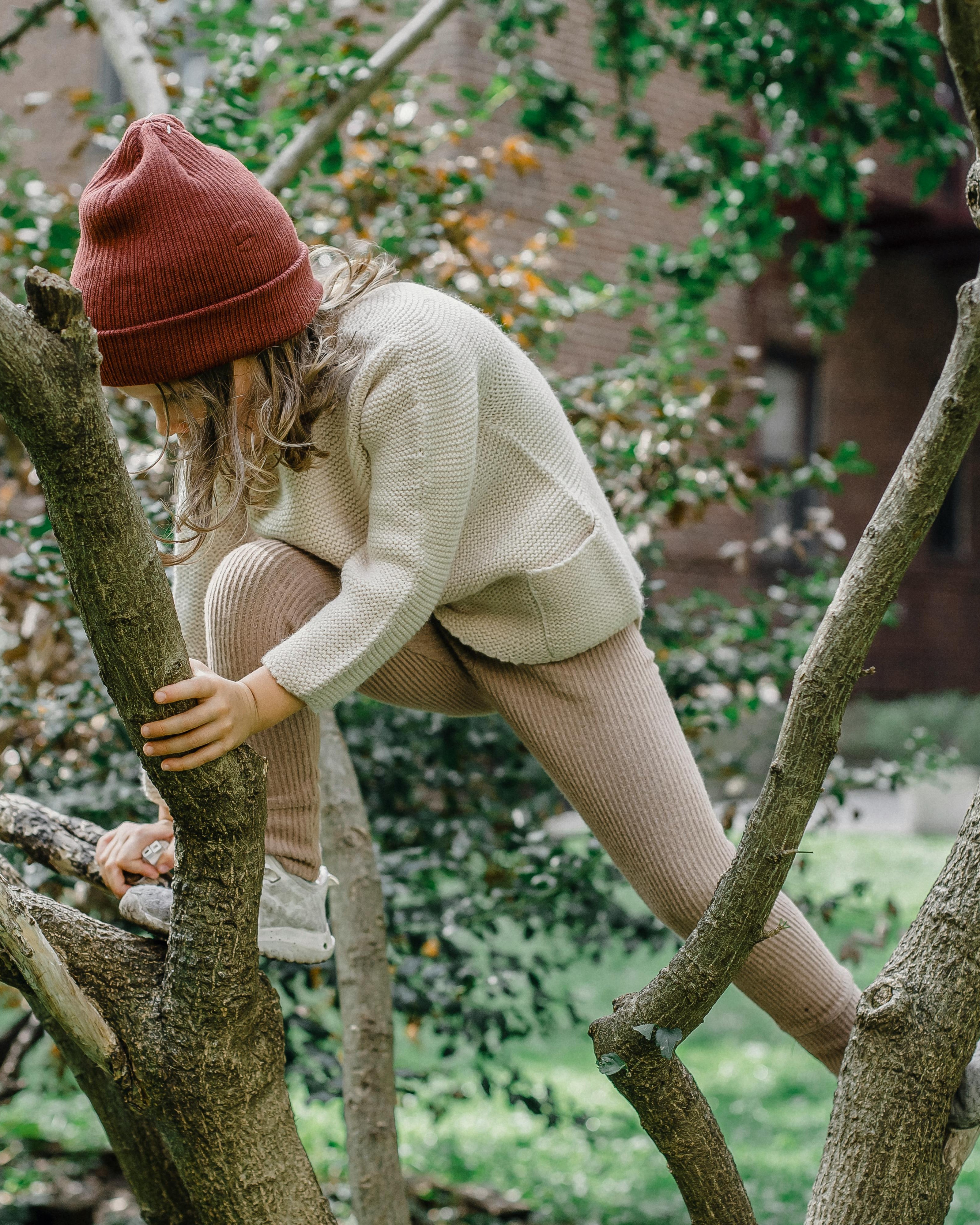 Child Climbing a Tree