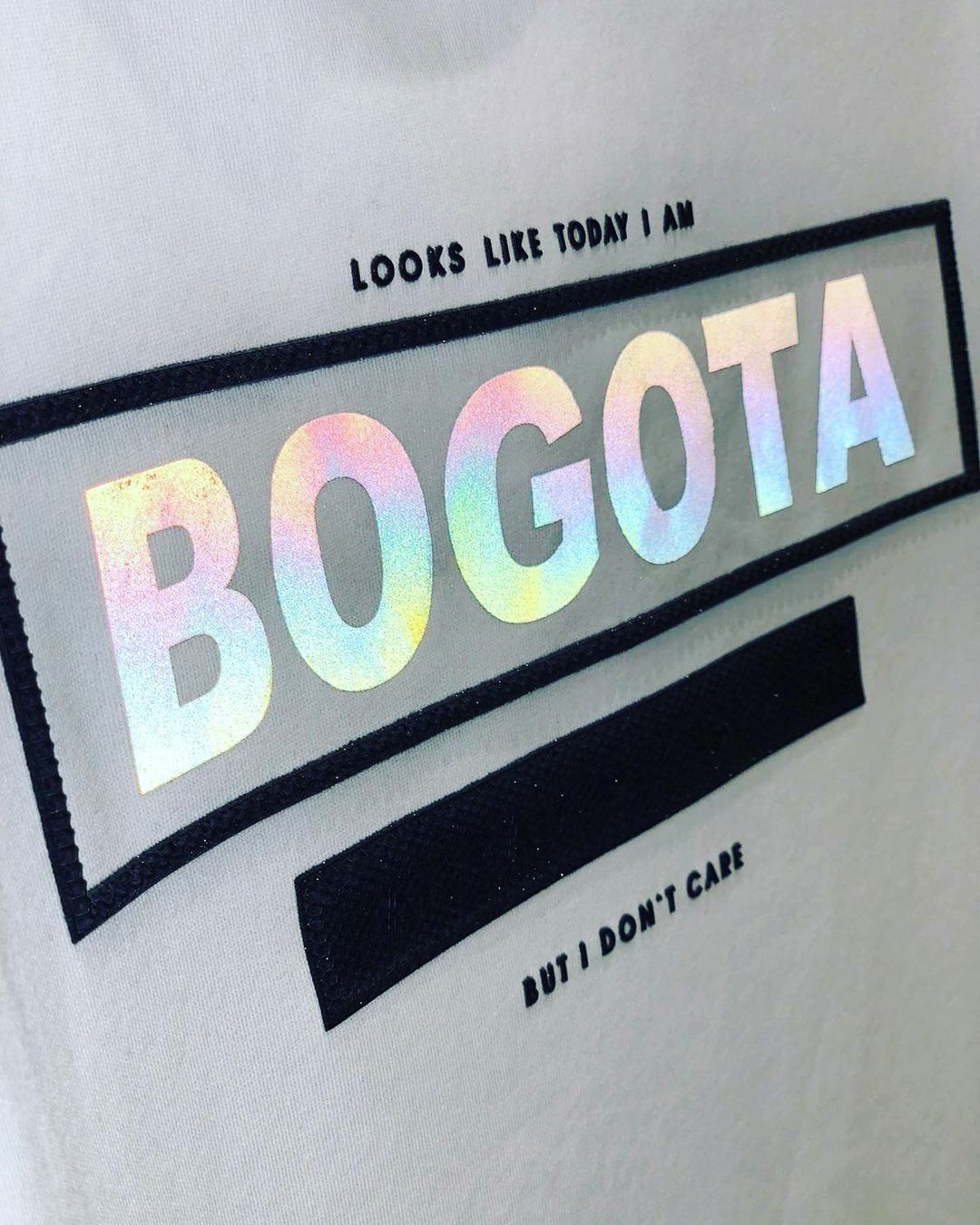 Funny Bogota Pun T-Shirt Print