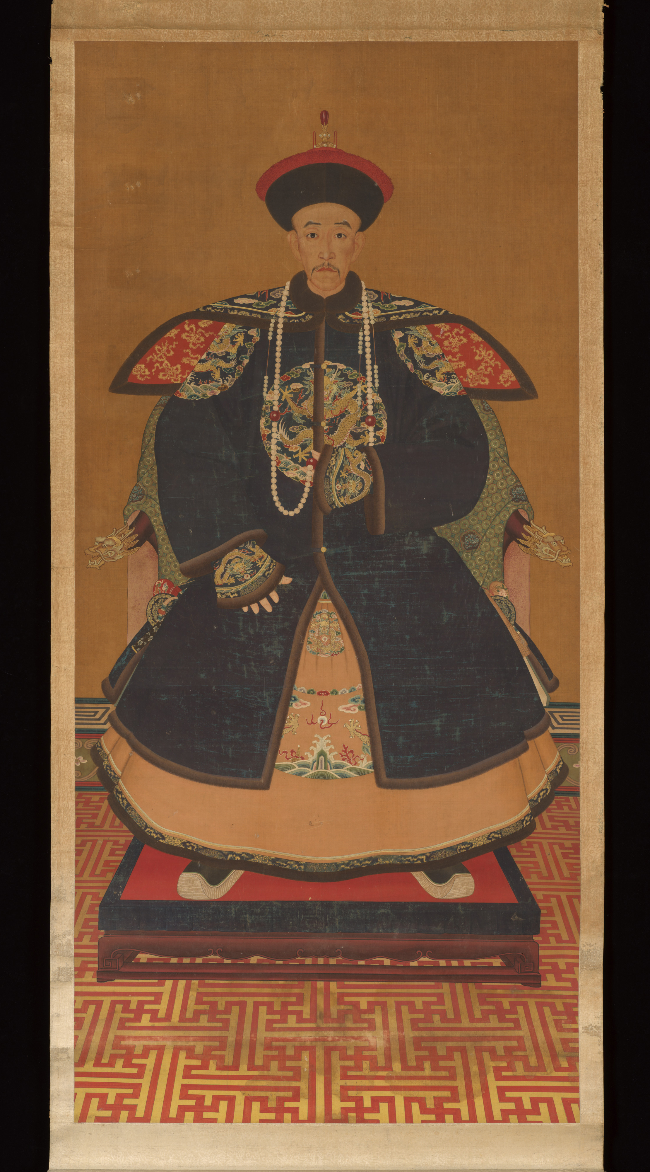 Qing Dynasty Imperial Official Portrait