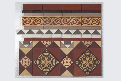 Vintage Decorative Tile Sample Set
