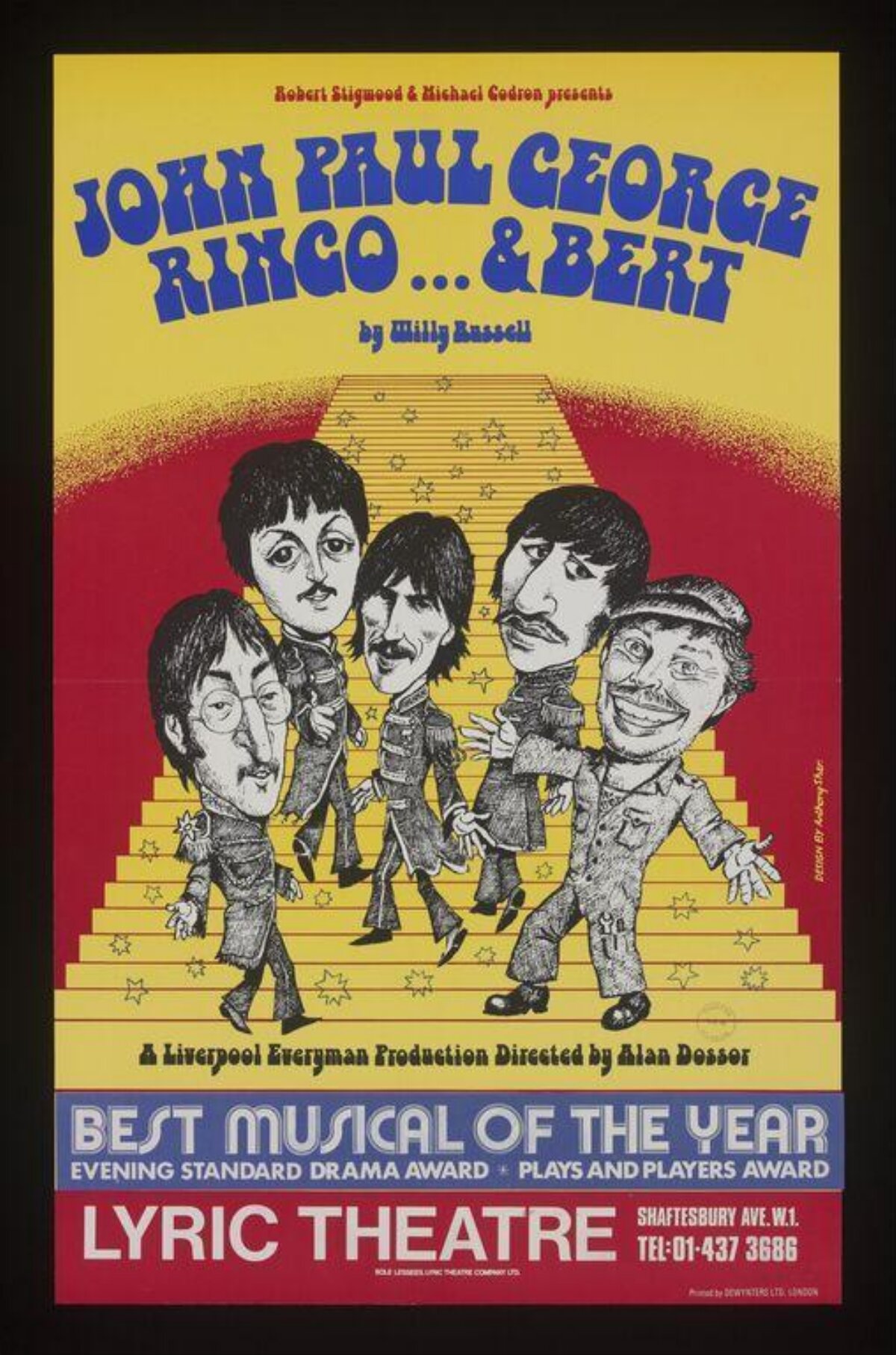 John Paul George Ringo & Bert Musical Poster