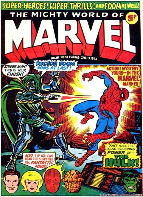 The Mighty World of Marvel #15 Cover