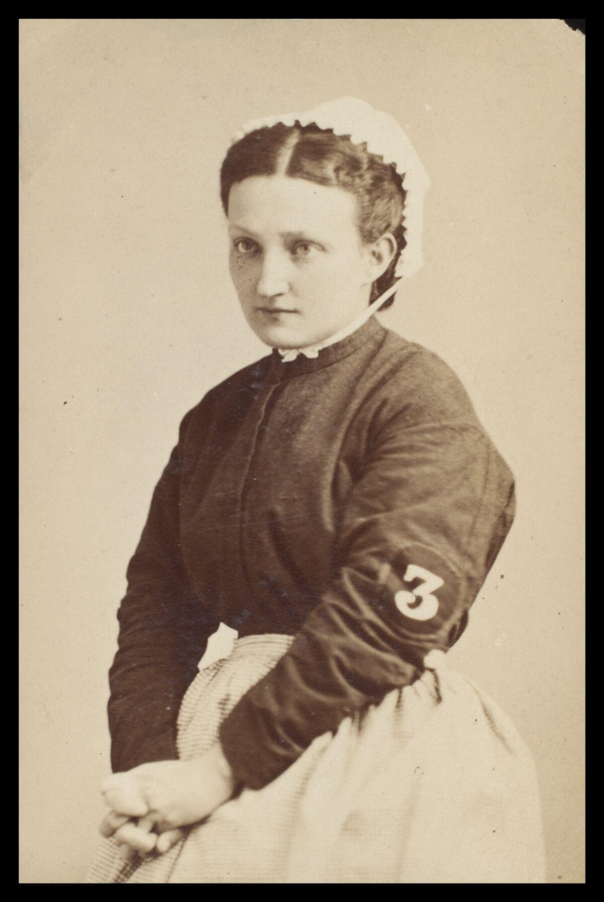 19th Century Nurse with Number 3 Armband