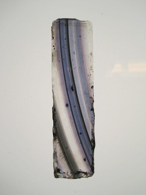 Thin Section of Transparent Mineral
