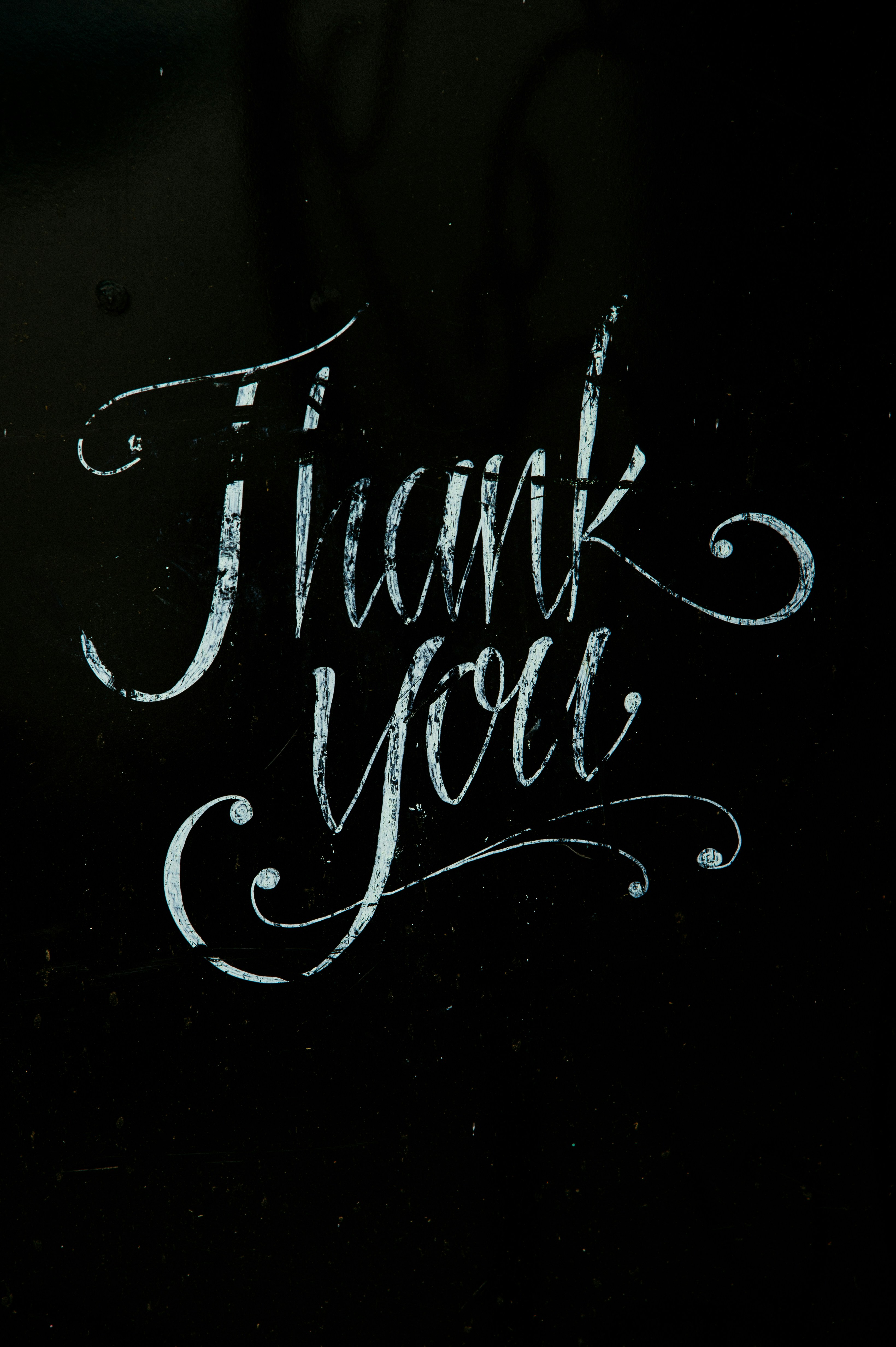 Handwritten Thank You Calligraphy