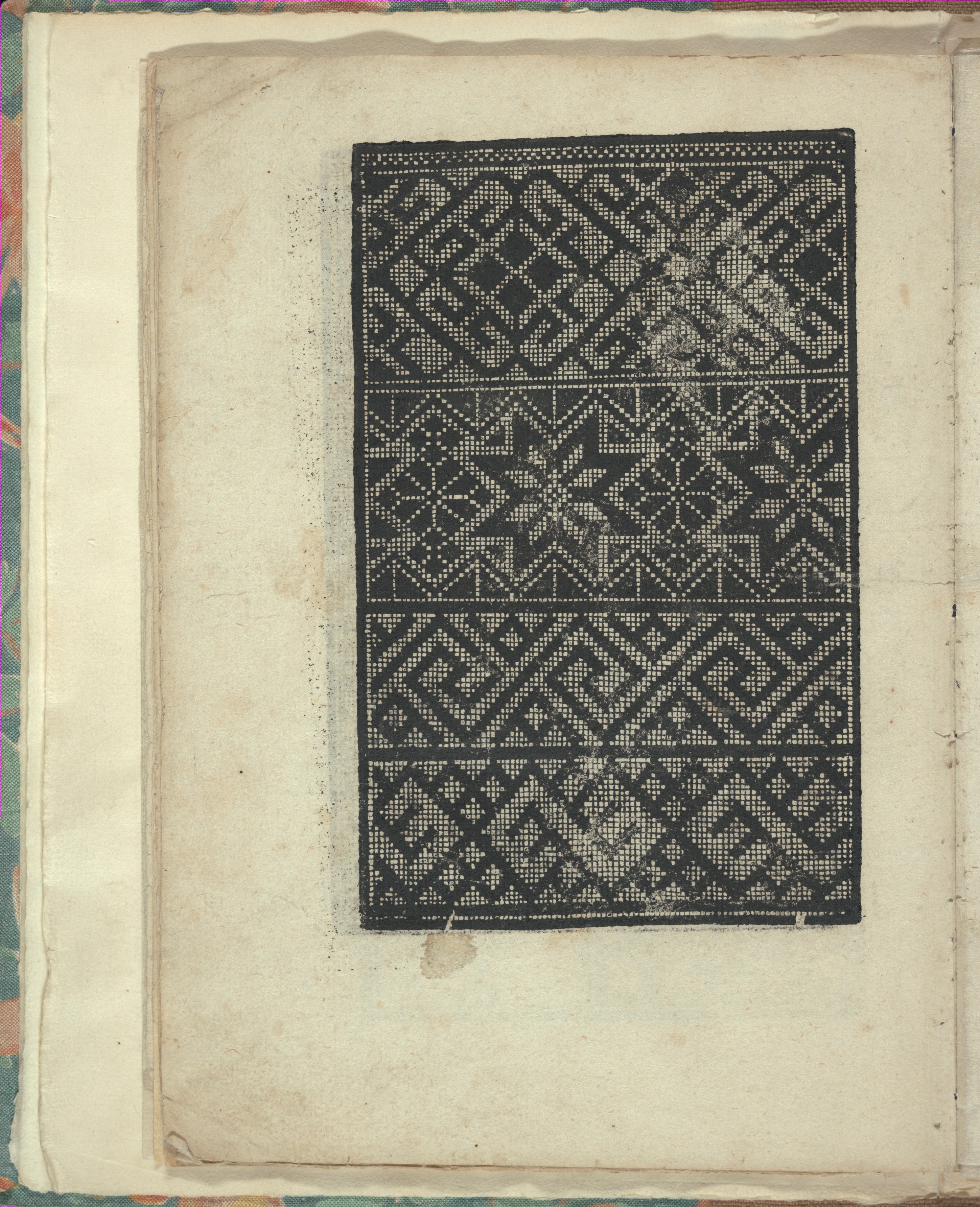 Antique Geometric Pattern Print