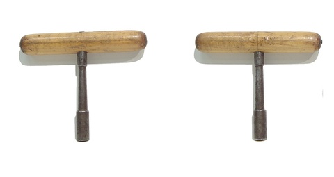 Two Vintage T-handle Socket Wrenches