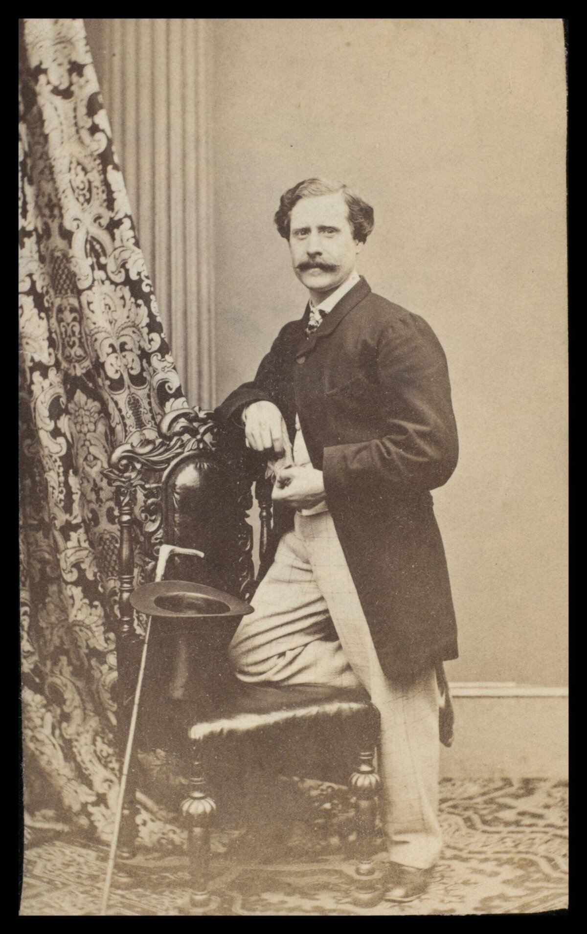 Victorian Man Studio Portrait